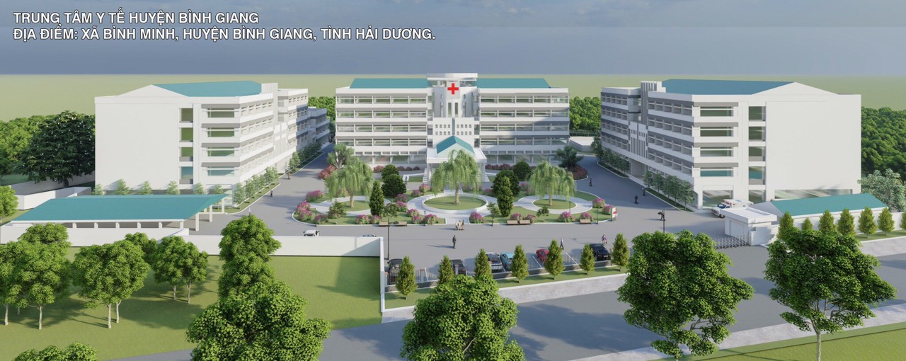Sơ đồ tổng thể TTYT huyện Bình Giang Hải Dương